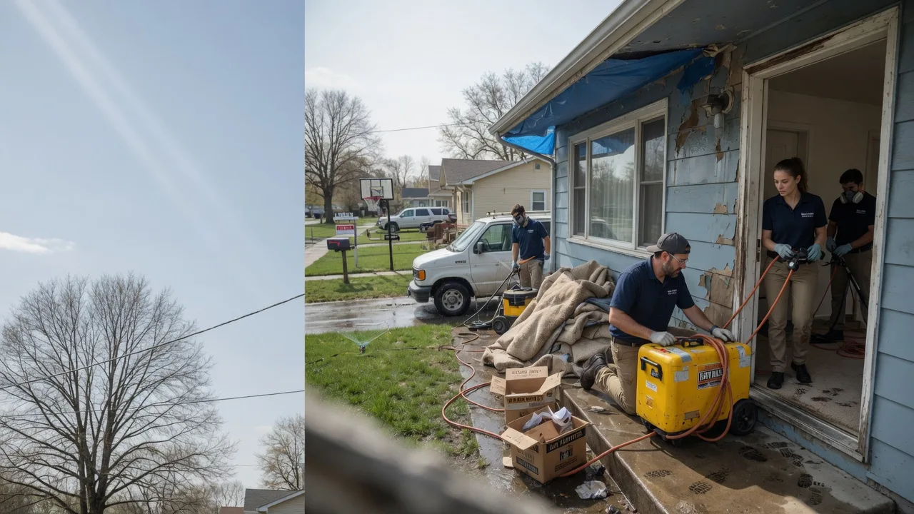 Basement Flood Cleanup in Cartwright, OK near me